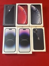 Lot Of 6 Apple Iphone Empty Boxes Various Iphone Series - Boxes Only - £18.26 GBP