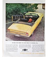 Chevelle By Chevrolet Malibu Super Sport Convertible - 1964 Print Ad - $10.57