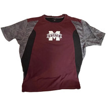 Mississippi State Bulldogs Mens T Shirt Sz L NCAA College Football Performance - £11.16 GBP