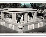Davis Memorial Hiawatha Kansas KS UNP B&amp;W Chrome Postcard H19 - $3.51
