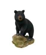 Lefton Hand Painted Ceramic Black Bear Figurine KW789 - $454.20 MXN
