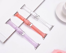 Slim Glitter Strap for Apple Watch Band for all Series. 38mm 40mm 42mm 44mm - $354.99 MXN