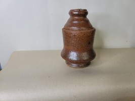 Studio Pottery Stoneware Jar with Lid 5 Inches Signed - £15.56 GBP