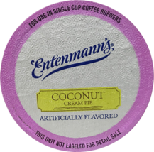 Coconut Cream Pie  Single Serve Cups 100 ct wholesale Entenmann&#39;s - £43.90 GBP
