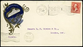 Blue &amp; Gold Colored Meyers Co. Beaver Falls, PA Advertising Cover - Stua... - £19.20 GBP