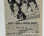 vintage 16 Magazine Subscription Order Form Print Ad Advertisement Kiss pa1 - $7.91
