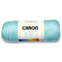 Spinrite Caron Simply Soft Solids Yarn Robins Egg 1 Pack of 1 Skein - £17.02 GBP