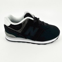 New Balance 574 Classics Black White Suede Infant Casual Sneakers KL574A1I - £27.48 GBP