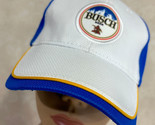 Busch Beer Racing #4 Blue Gold Strapback Baseball Cap Hat - £12.84 GBP