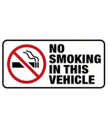 No Smoking In This Vehicle Stickers / 2 Pack - €3,40 EUR