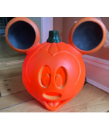 Mickey Mouse Light-Up Pumpkin Jack-O-Lantern Blow Mold Halloween Lamp - $49.68 CAD