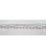 Mardi Gras Bead Strand  Silver Dicso Ball style Small Hangs 16&quot; - £5.49 GBP