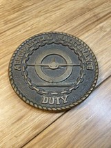 Aeronautical Maintenance Duty Large Coin Paperweight Military KG JD - $29.70
