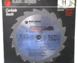 Black &amp; Decker 73-716 6-1/2&quot; Piranha All Purpose 18 Carbide Teeth Saw Blade - £11.18 GBP