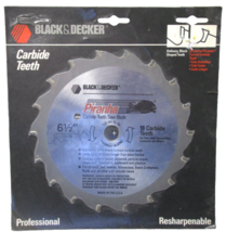 Black & Decker 73-716 6-1/2" Piranha All Purpose 18 Carbide Teeth Saw Blade - £11.43 GBP