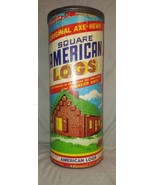 Original Square American Logs No 815 Wood Building Toy PIECES ONLY 105 - £29.81 GBP