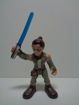 Playskool Star Wars Galactic Heroes REY figure w/lightsaber - £3.81 GBP