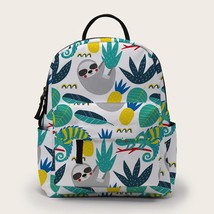 Deanfun Fashion Printing Cute Mini Backpack Pine Sloth School Backpack Bag Kids  - £98.93 GBP