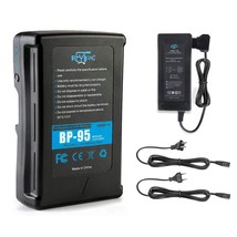 95Wh(6600Mah) V Mount/V-Lock Battery With D-Tap Output Charger And D-Tap Cable C - £126.80 GBP