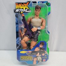 VERY RARE - MAX STEEL Amazon Blaster Action Figure Mattel 2001  New Seal... - $67.72