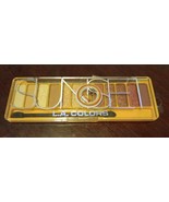 L.A. Colors 12 Color Vibe Eyeshadow Palette SUNSET Warm Mattes &amp; Shimmer... - £11.66 GBP