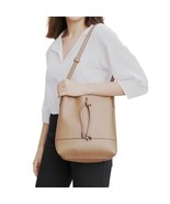 Fashionable Local + Global Leather Beige Tote Bag - $48.51