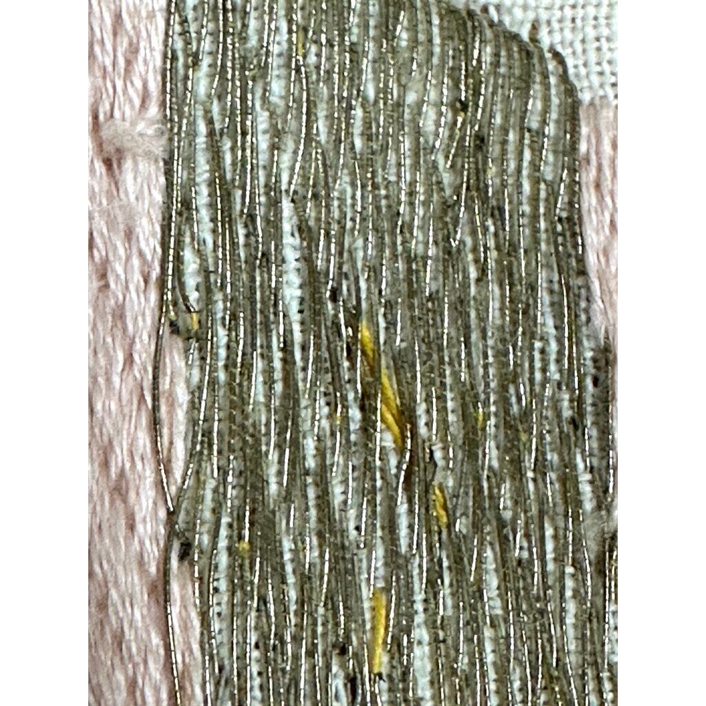 19th Century ANTIQUE OTTOMAN TURKISH Metallic HAND EMBROIDERY ON LINEN  Item image 5