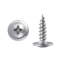 (350 Pcs)#8×5/8&quot; Phillips Truss Head Wood Screws Stainless Steel 410 Quick Metal - £19.76 GBP