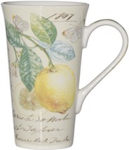 Antique Lemons Chintz 21oz Latte Mugs Set of 4 - £55.19 GBP
