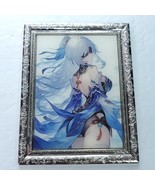 Jingliu Honkai Rail Waifu Anime Girl Trading Card SIlver Heavy Metal 3&quot; ... - $397.62 MXN