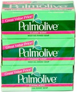 3 PALMOLIVE Mild Bath BAR SOAP Classic Scent Original GREEN 3.2 oz ounce... - $14.19