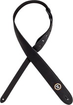 D&#39;Addario Guitar Strap - Guitar Accessories - Black Eco Leather Guitar Strap, - $25.97