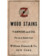 Vintage Wood Stains Sample Booklet William Zinsser &amp; Co The Bulls-Eye Pr... - $65.17 CAD