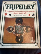 Vintage 1969 Tripoley Game Mat Deluxe Layout No. 111 Cadaco ~ 100% Complete - $14.85