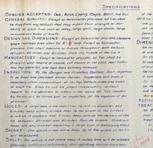 1969 Railroad Bangor Aroostook Creosote  Cross Tie Specifics Blueprint E... - $84.36