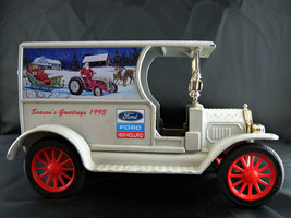ERTL Holiday 1993 ~ Replica Ford 1921 Open front Panel Side Truck Bank - £11.66 GBP