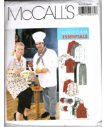 McCalls M2233 Adult Small Kitchen Chef Uniform Essentials Sewing Pattern... - £7.55 GBP
