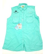 BANANA BOAT Topsail Island NC Sz L Sleeveless UPF 50 Button Up Shirt Min... - $41.29 CAD