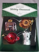 Williams-Sonoma Kitchen Classics Christmas Ornaments Le Creuset Bialetti Dualit - £17.45 GBP