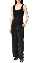 Michael Kors Women&#39;s Black Velour Straight Leg Pull On Pants Pockets L NWT - £36.52 GBP