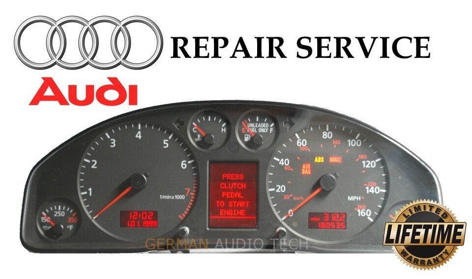 Primary image for PIXEL REPAIR SERVICE for AUDI A4 S4 A6 S6 TT INSTRUMENT SPEEDOMETER CLUSTER DASH