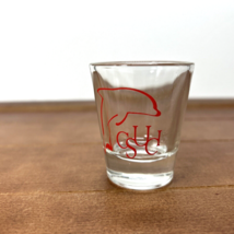 California State University Channel Islands Red Dolphin Shot Glass Souvenir - $12.99