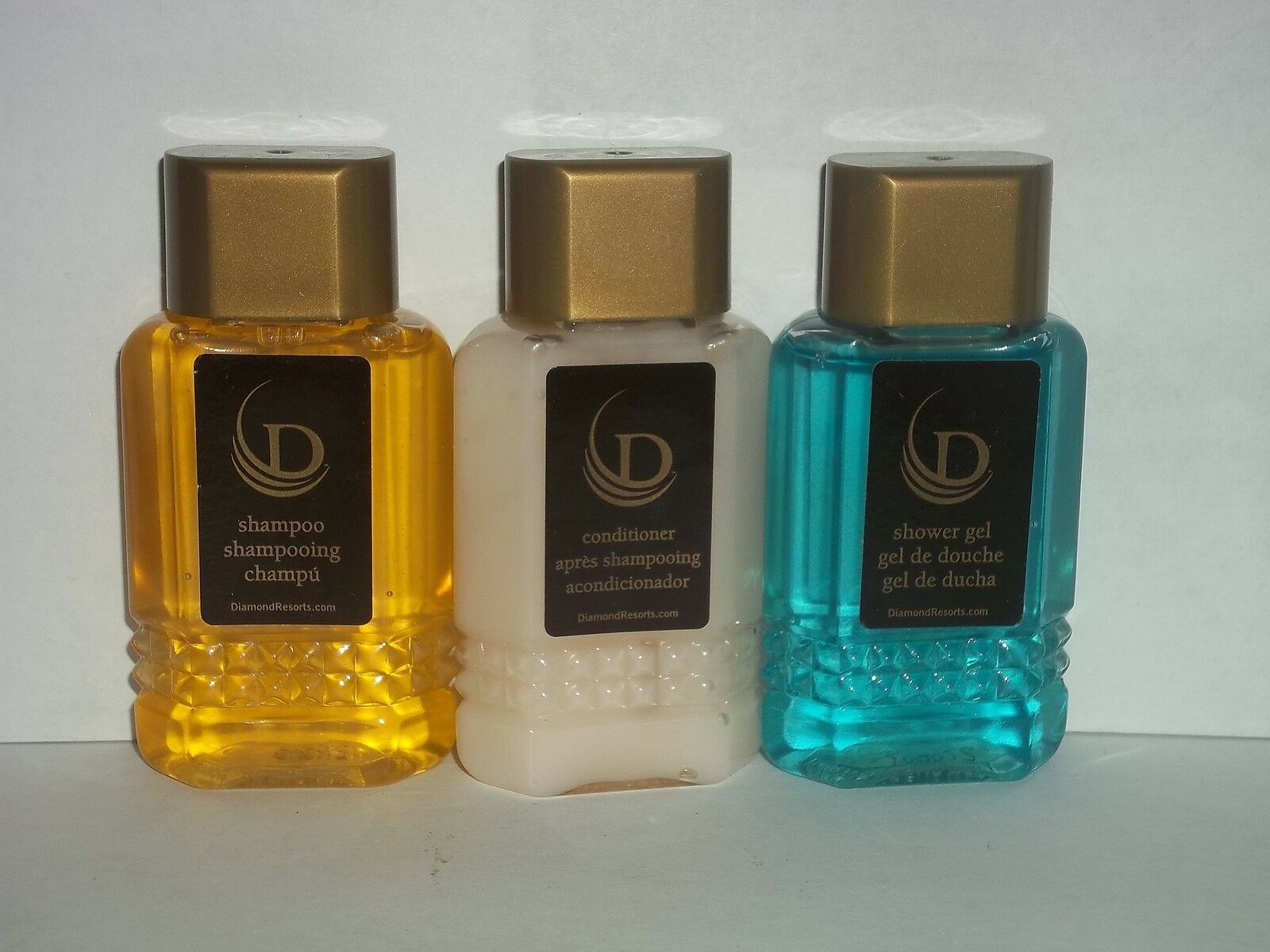 3 Diamond D SHAMPOO CONDITIONER SHOWER GEL Women 1.1 oz New - $9.89