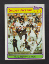 1981 Topps Football #202 Walter Payton Super Action Chicago Bear  - £5.60 GBP