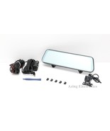 Rexing M1 1296P 10&quot; IPS Touch Screen Mirror Dash Cam w/ Rear Camera - £26.33 GBP