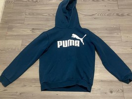 Boys Puma Blue Sweatshirt Age 11-12 Years Express Shipping - £19.30 GBP