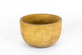 NEW - AWAN, Large Natural Finish Teak Bowl, High-End Product - £57.95 GBP