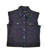 J BRAND Womens Crop Vest Slim Regular Black Size S JB002480 - £68.73 GBP