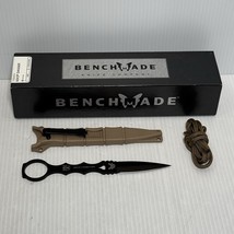 Benchmade 176BKSN SOCP Dagger 440C Fixed Blade Black Class - $154.34 CAD