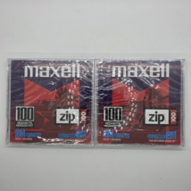 Maxell 100 Megabyte Zip Disk Lot of 2 New Sealed - $14.84